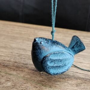 Ceramic Blue Fish Ornament